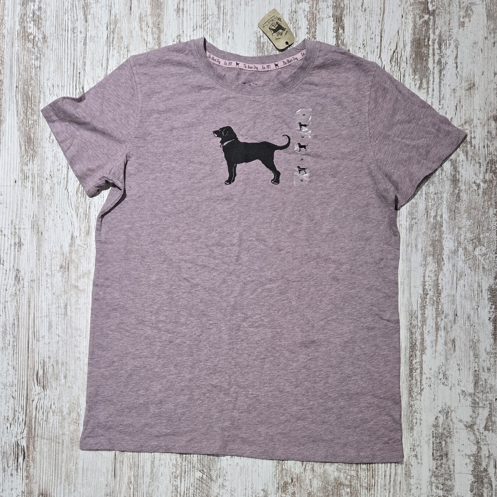 The Black Dog Heathered Mauve T-Shirt